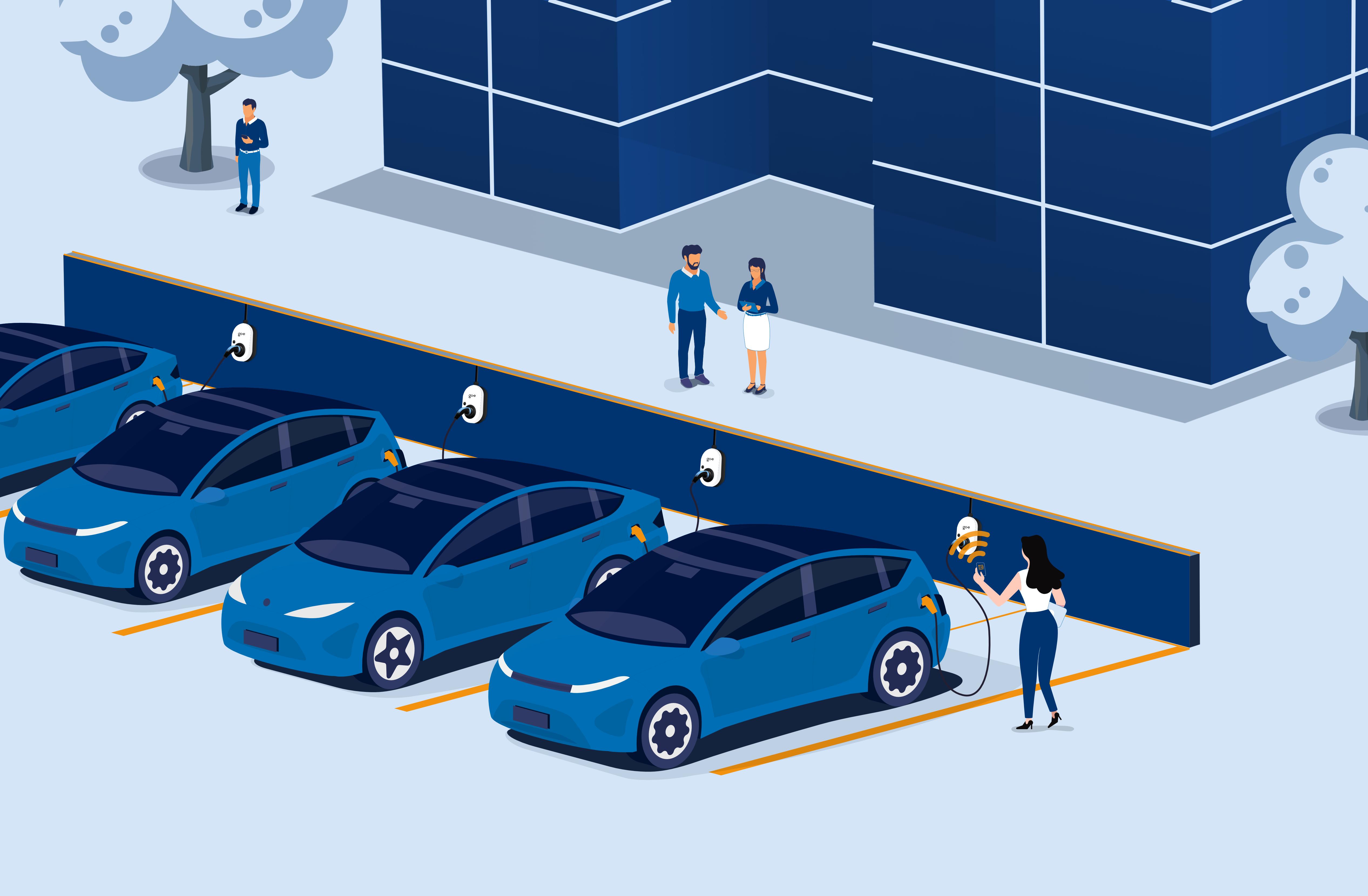 RFID für Ladestationen am Arbeitsplatz