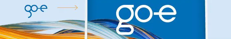 go-e Präsentiert sich in neuem Markelook