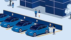 RFID für Ladestationen am Arbeitsplatz