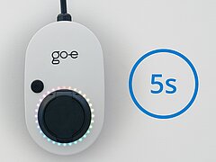 go-e Charger nimmt nach fünf Sekunden den Betrieb auf 