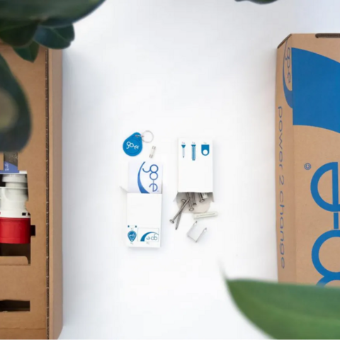 go-e wiederverwertbare Produktverpackungen